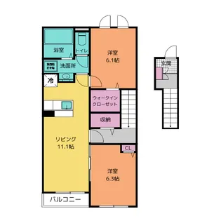 セレーノ カーサ【2階】の間取り
