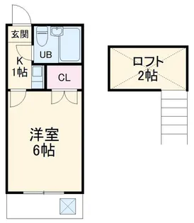 ガヴァナーズアームスA【2階】の間取り