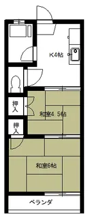 コミヤコーポ【2階】の間取り