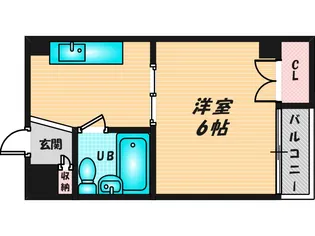 1Kの間取り画像