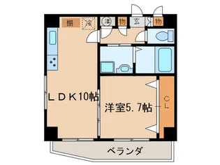 Prosperite【7階】の間取り