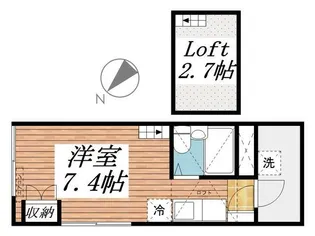 ローリエ相模大野【1階】の間取り