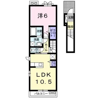 フルラージュ【2階】の間取り