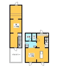 カゼトツキ【4階】の間取り