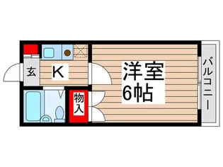 グリーンサイド【2階】の間取り