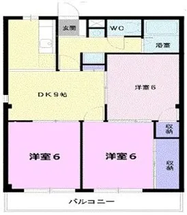 グランコート【1階】の間取り