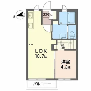 プラッツM【2階】の間取り