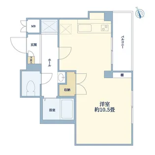 志田ビル【4階】の間取り