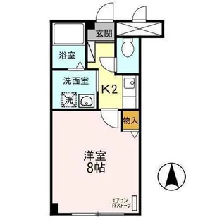 アポテカリー3951【4階】の間取り