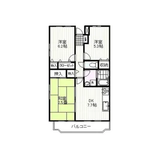 サンパティーク M【2階】の間取り