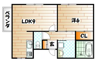 パレス栄町【5階】の間取り
