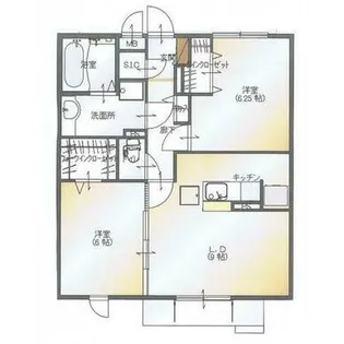 リアントゥール【2階】の間取り