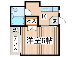 コーポ京【1階】の間取り