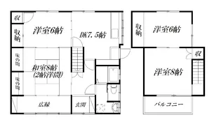 静岡県浜松市中央区神ケ谷町【一戸建】の間取り