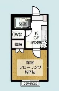 東京都足立区皿沼3【アパート】の間取り