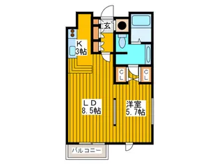 PLACE54【4階】の間取り