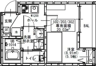 埼玉県鶴ヶ島市大字五味ヶ谷【アパート】の間取り