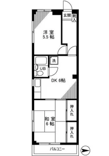 勝木コーポ【2階】の間取り