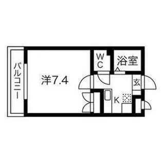 ベルシティ台原パーク【5階】の間取り