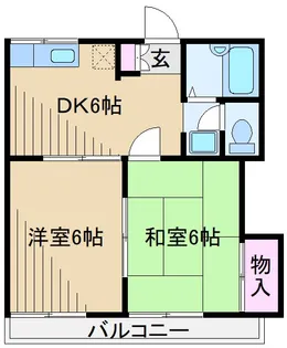 レオ新横浜A棟【2階】の間取り