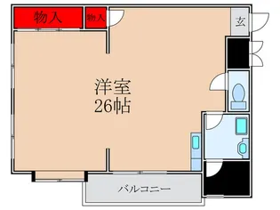 第3ヴィラベ-ル【3階】の間取り
