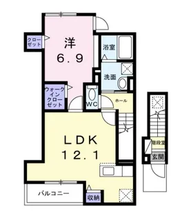 マーレ長崎の間取り