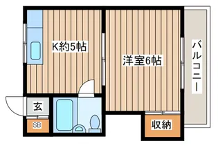 コーポ吉田【1階】の間取り
