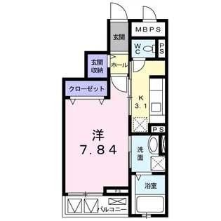 ナオパウム【3階】の間取り