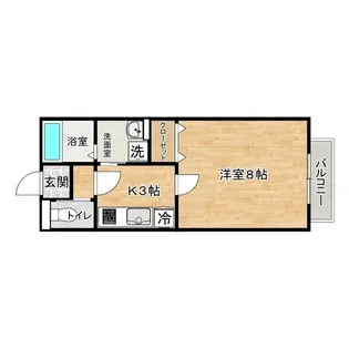 ブリオ岩切【2階】の間取り