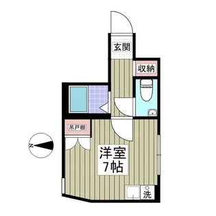 雑司が谷flats【1階】の間取り