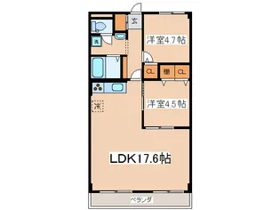 メゾン双葉【3階】の間取り