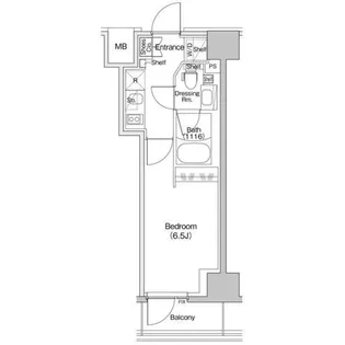 ザ・パークハビオ川口【3階】の間取り