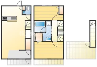神奈川県横浜市港北区篠原東1【一戸建】の間取り