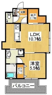 ガレット【8階】の間取り