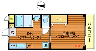 東京都三鷹市井の頭2【マンション】の間取り