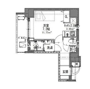 東京都足立区江北1【マンション】の間取り