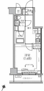 アイル プレミアム東京府中【2階】の間取り