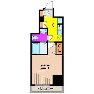 ユリカロゼAZ亀有North Tower【11階】の間取り