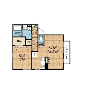 カーサアルペジオ【2階】の間取り