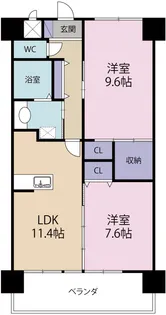 espoir【2階】の間取り