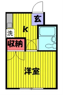 丸山コーポ【1階】の間取り