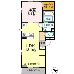 レクエルドK【1階】の間取り