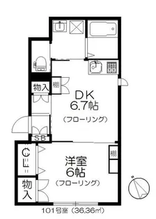 Famille22【1階】の間取り