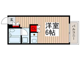 コ-ポオギハラ【1階】の間取り