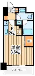 クレド新横浜【6階】の間取り