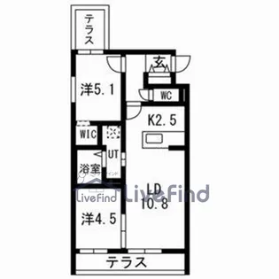 ALTUS南平岸【4階】の間取り