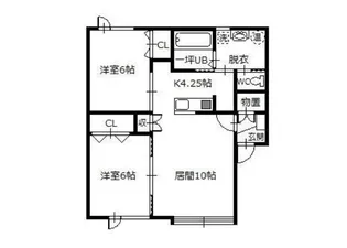 アルコB棟【2階】の間取り