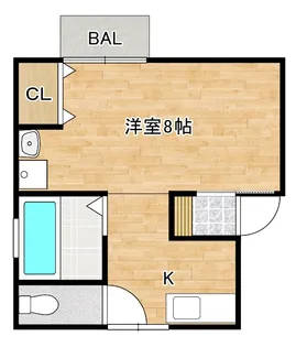スカイラークIIせのお【2階】の間取り