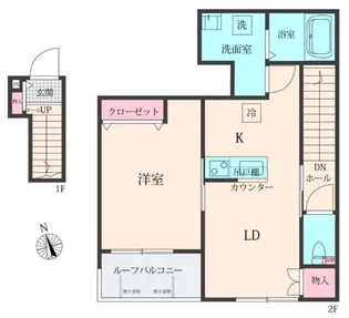 カモナジョイナス【2階】の間取り