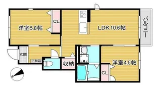 A iguemarine【1階】の間取り